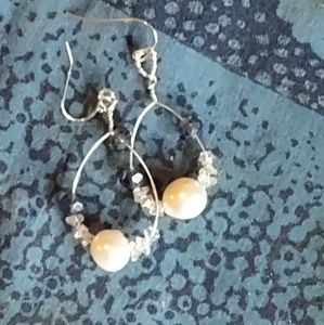 SOLD Beautiful Baroque Ikea Dr l Earrings real Antique Crystal Beads